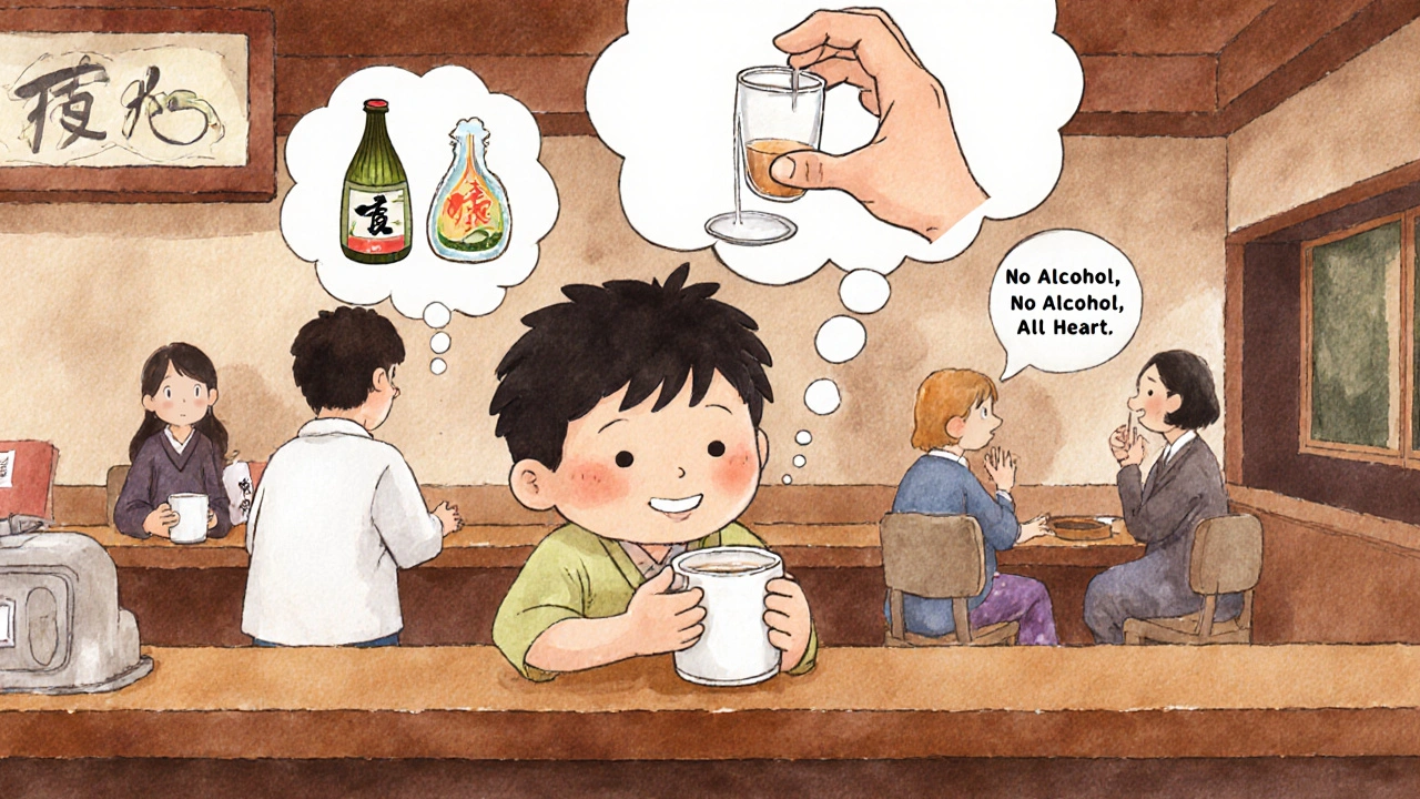 Иностранный гость получает безалкогольный напиток от улыбающегося бармена с двумя руками.