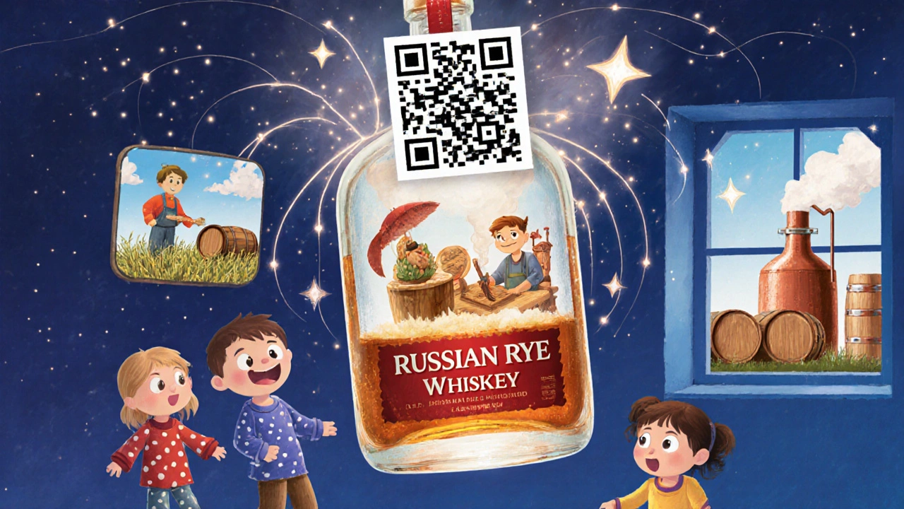 QR-код на бутылке виски открывает волшебную историю о фермере, купце и медном кубе в Владимирской области.