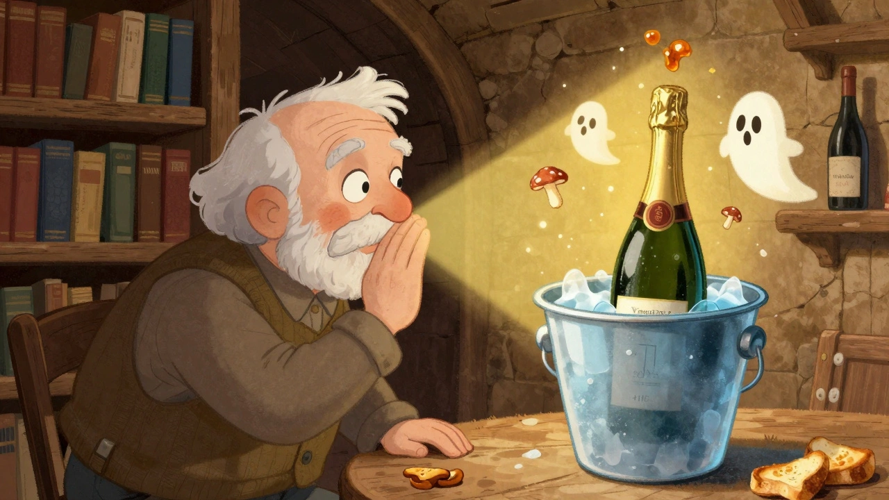 Умная бутылка вина объясняет холодной бутылке, почему ей нужно потеплеть до +11°C, чтобы раскрыть ароматы.